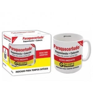 CANECA PORCELANA PARAQUECERTUDO 300ML CANECA PORCELANA PARAQUECERTUDO 300ML