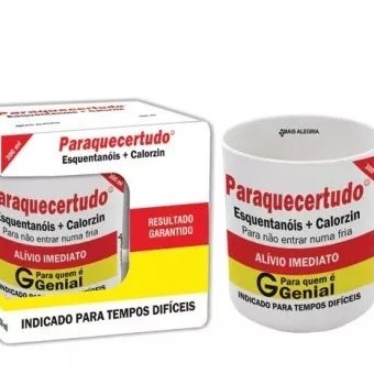 CANECA PORCELANA PARAQUECERTUDO 300ML CANECA PORCELANA PARAQUECERTUDO 300ML