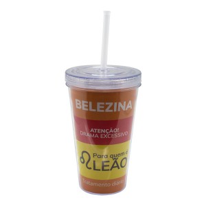 COPO CANUDO LEAO 470ML COPO CANUDO LEAO 470ML