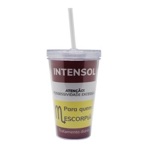 COPO CANUDO ESCORPIAO 470ML COPO CANUDO ESCORPIAO 470ML