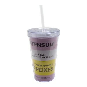COPO CANUDO PEIXES 470ML COPO CANUDO PEIXES 470ML