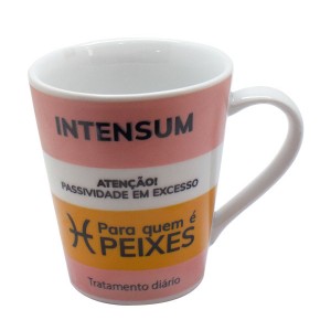 CANECA PORCELANA PEIXES 290ML CANECA PORCELANA PEIXES 290ML