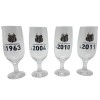 TAÇA CERVEJA COM 4 PEÇAS 300ML SANTOS  REF: 774037