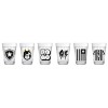 KIT 6 COPOS AMERICANO 190ML MODELO BOTAFOGO EM VIDRO REF: 2916032