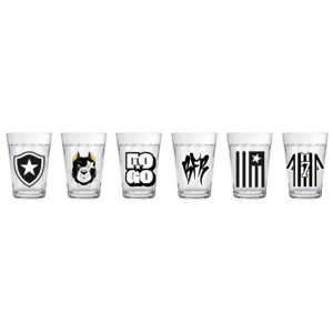 KIT 6 COPOS AMERICANO 190ML MODELO BOTAFOGO EM VIDRO REF: 2916032 KIT 6 COPOS AMERICANO 190ML MODELO BOTAFOGO EM VIDRO REF: 2916032