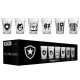KIT 6 COPOS AMERICANO 190ML MODELO BOTAFOGO EM VIDRO REF: 2916032 KIT 6 COPOS AMERICANO 190ML MODELO BOTAFOGO EM VIDRO REF: 2916032
