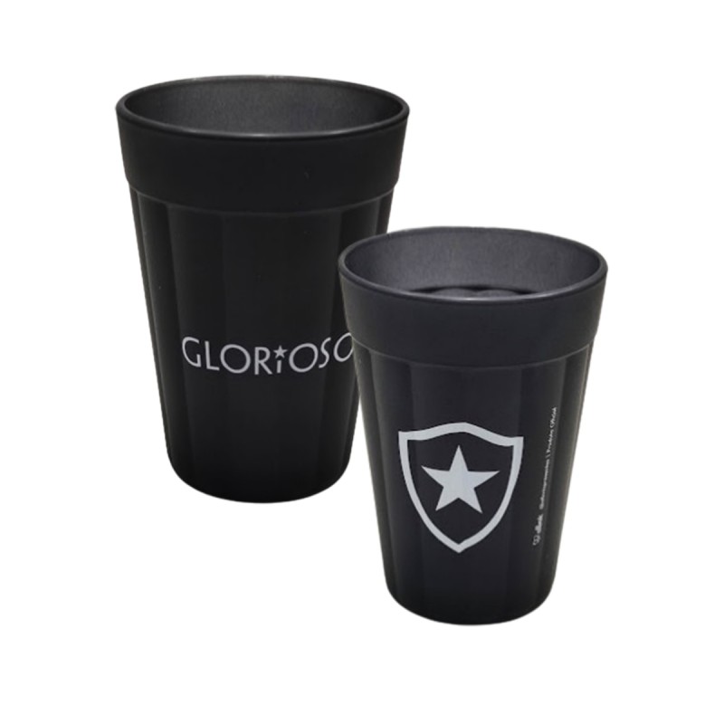 CONJUNTO COM 2 COPOS AMERICANO PRIME MODELO BOTAFOGO 190ML EM VIDRO REF: 2010332