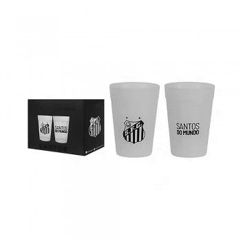 KIT 2 COPOS AMERICANOS MODELO SANTOS EM VIDRO 190ML REF: 2010337