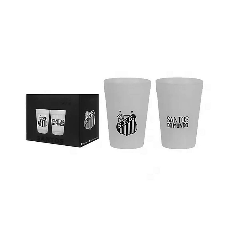 KIT 2 COPOS AMERICANOS MODELO SANTOS EM VIDRO 190ML REF: 2010337