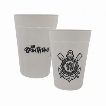 KIT 2 COPOS AMERICANOS MODELO CORINTHIANS EM VIDRO 190ML REF: 2010339 KIT 2 COPOS AMERICANOS MODELO CORINTHIANS EM VIDRO 190ML REF: 2010339