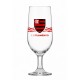 TAÇA CERVEJA FLORIPA DE VIDRO 300ML MODELO FLAMENGO REF: 7732133