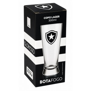 COPO LAGER DE VIDRO 300ML MODELO BOTAFOGO REF: 507132