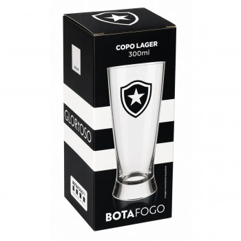 COPO LAGER DE VIDRO 300ML MODELO BOTAFOGO REF: 507132 COPO LAGER DE VIDRO 300ML MODELO BOTAFOGO REF: 507132