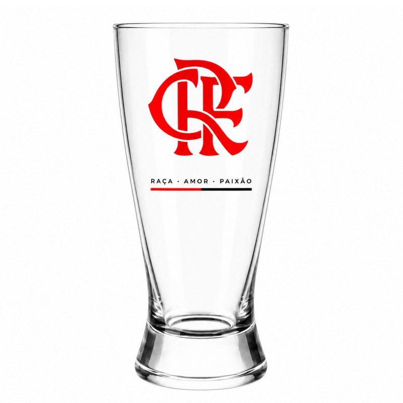 COPO LAGER DE VIDRO 300ML MODELO FLAMENGO REF: 507133 COPO LAGER DE VIDRO 300ML MODELO FLAMENGO REF: 507133