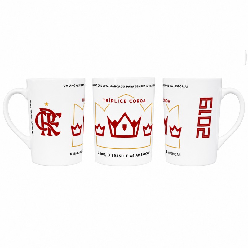 CANECA DE PORCELANA 290ML MODELO FLAMENGO REF: 223330 CANECA DE PORCELANA 290ML MODELO FLAMENGO REF: 223330