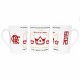 CANECA DE PORCELANA 290ML MODELO FLAMENGO REF: 223330