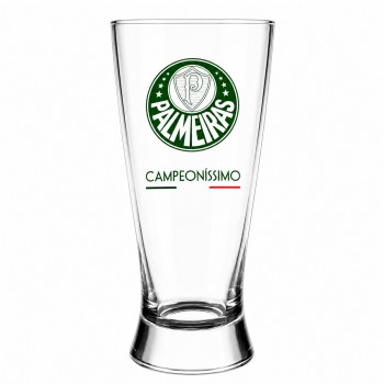 COPO LAGER DE VIDRO 300ML MODELO PALMEIRAS REF: 507138