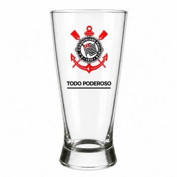 COPO LAGER DE VIDRO 300ML MODELO CORINTHIANS REF: 507139