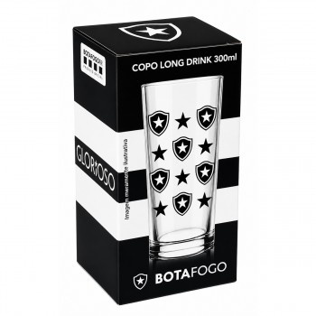 COPO CYLINDER DE VIDRO 300ML MODELO BOTAFOGO REF: 206032 COPO CYLINDER DE VIDRO 300ML MODELO BOTAFOGO REF: 206032