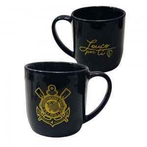 CANECA MODELO TIMES CORINTHIANS EM PORCELANA 360ML REF: 753090 CANECA MODELO TIMES CORINTHIANS EM PORCELANA 360ML REF: 753090