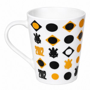 CANECA PORCELANA 290 ML MODELO CORINTHIANS ÍCONES 2012 REF: 222390 CANECA PORCELANA 290 ML MODELO CORINTHIANS ÍCONES 2012 REF: 222390