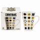 CANECA PORCELANA 290ML MODELO CORINTHIANS ÍCONES 2012 REF: 222390