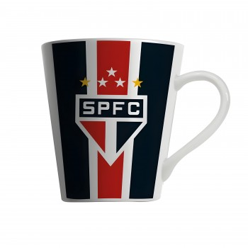 CANECA DE PORCELANA 290ML SÃO PAULO LUVA REF: 222360 CANECA DE PORCELANA 290ML SÃO PAULO LUVA REF: 222360