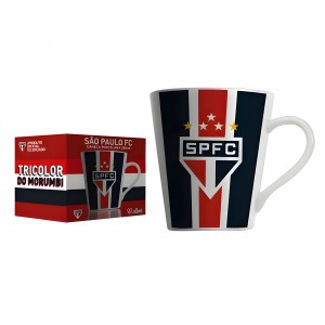 CANECA DE PORCELANA 290ML SÃO PAULO LUVA REF: 222360