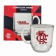 CANECA ASPEN MODELO FLAMENGO EM VIDRO 300ML REF: 590933