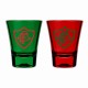 KIT 2 COPOS DE SHOT PRIME DE VIDRO 60ML MODELO FLUMINENSE REF: 23040235 KIT 2 COPOS DE SHOT PRIME DE VIDRO 60ML MODELO FLUMINENSE REF: 23040235