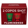 KIT 2 COPOS DE SHOT PRIME DE VIDRO 60ML MODELO FLUMINENSE REF: 23040235