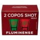 KIT 2 COPOS DE SHOT PRIME DE VIDRO 60ML MODELO FLUMINENSE REF: 23040235 KIT 2 COPOS DE SHOT PRIME DE VIDRO 60ML MODELO FLUMINENSE REF: 23040235
