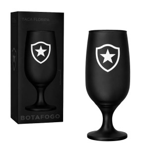 TAÇA FLORIPA PRIME DE VIDRO 300ML MODELO BOTAFOGO REF: 7732232