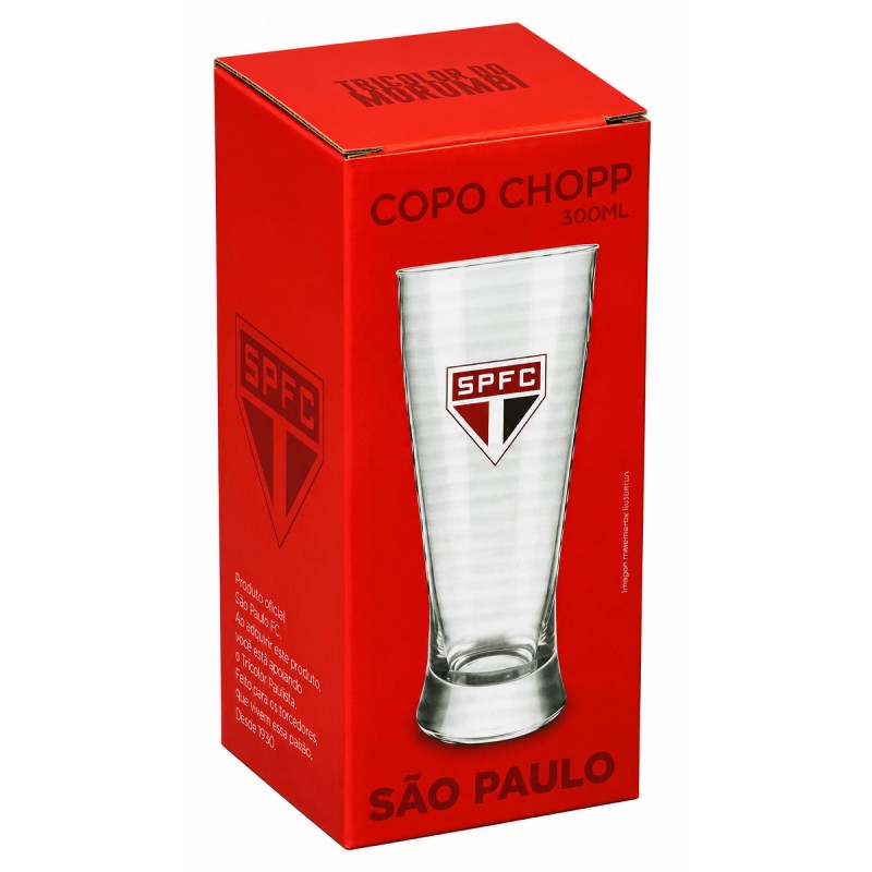 COPO LAGER DE VIDRO PRIME 300ML MODELO SÃO PAULO REF: 5070136