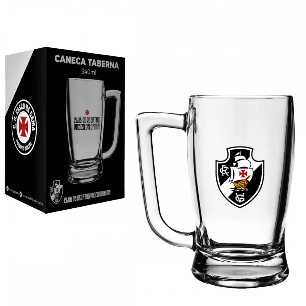 CANECA TABERNA DE VIDRO 340ML MODELO VASCO REF: 5901034