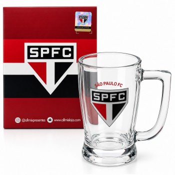 CANECA MODELO SÃO PAULO EM VIDRO 340ML REF: 5901036 CANECA MODELO SÃO PAULO EM VIDRO 340ML REF: 5901036