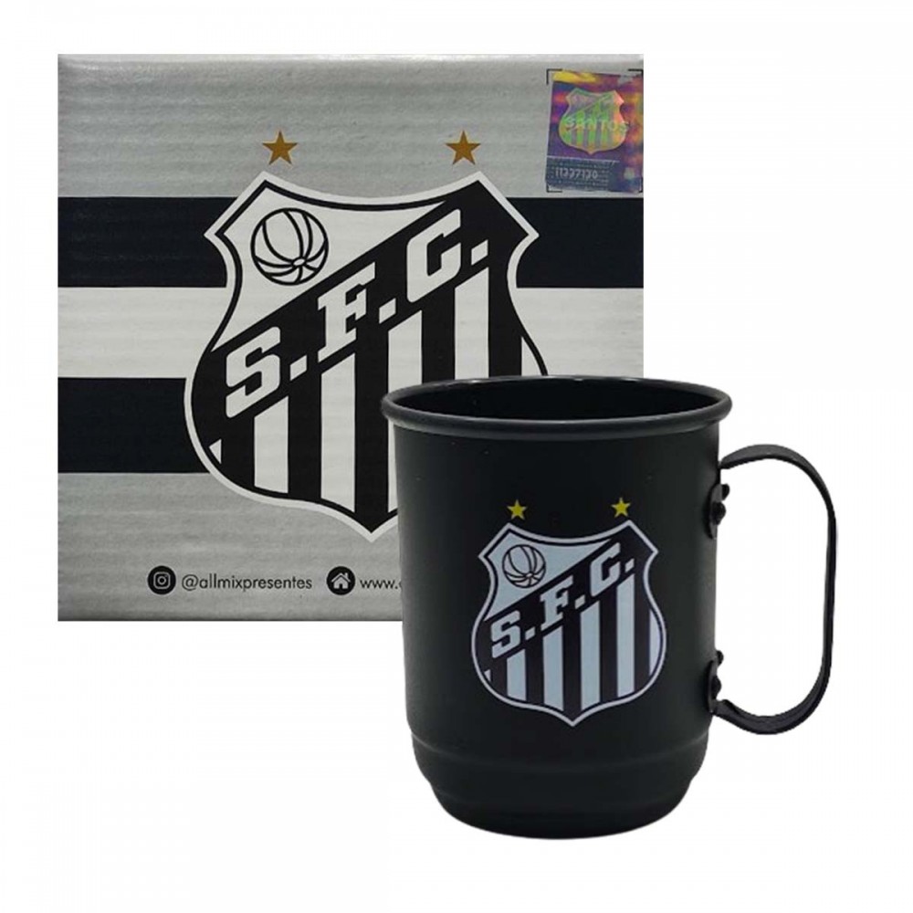 CANECA MODELO SANTOS EM ALUMINIO 500ML REF: 804037