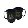CANECA MODELO NUCA FIZ AMIGOS BEBENDO LEITE EM ALUMÍNIO 500ML REF: 804006 CANECA MODELO NUCA FIZ AMIGOS BEBENDO LEITE EM ALUMÍNIO 500ML REF: 804006