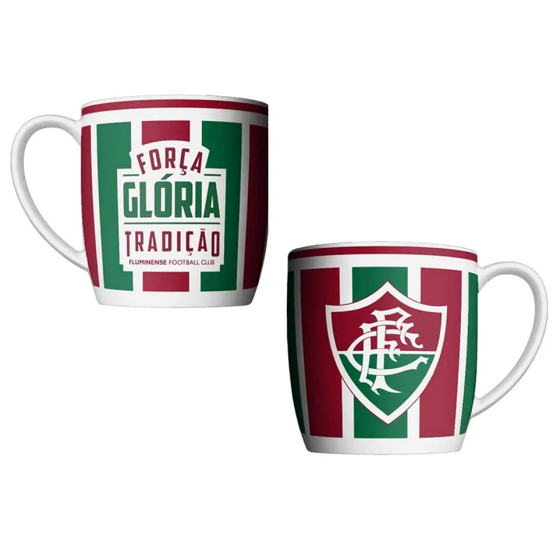 CANECA DE PORCELANA 360ML MODELO FLUMINENSE REF: 441135