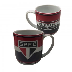 CANECA MODELO TIMES SÃO PAULO EM PORCELANA 360ML REF: 441136 CANECA MODELO TIMES SÃO PAULO EM PORCELANA 360ML REF: 441136