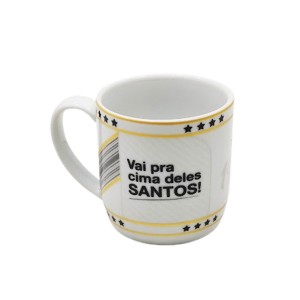 CANECA SANTOS EM PORCELANA 360ML REF: 441137