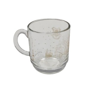 CANECA DE VIDRO HARRY POTTER HOGWARTS 300ML REF: 5909142