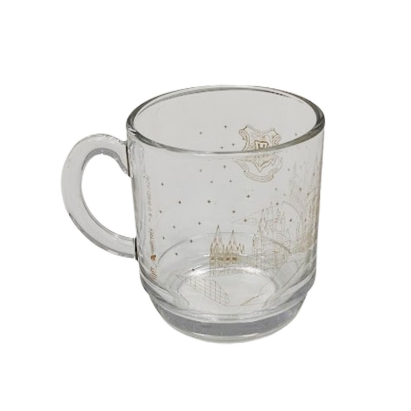 CANECA DE VIDRO HARRY POTTER HOGWARTS 300ML REF: 5909142 CANECA DE VIDRO HARRY POTTER HOGWARTS 300ML REF: 5909142