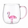 CANECA BOROSSILICATO DE VIDRO 350ML MODELO FLAMINGO REF: 223048 CANECA BOROSSILICATO DE VIDRO 350ML MODELO FLAMINGO REF: 223048