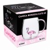 CANECA BOROSSILICATO DE VIDRO 350ML MODELO FLAMINGO REF: 223048 CANECA BOROSSILICATO DE VIDRO 350ML MODELO FLAMINGO REF: 223048
