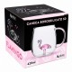 CANECA BOROSSILICATO DE VIDRO 350ML MODELO FLAMINGO REF: 223048 CANECA BOROSSILICATO DE VIDRO 350ML MODELO FLAMINGO REF: 223048