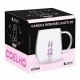 CANECA BOROSSILICATO DE VIDRO 350ML MODELO COELHO 3D REF: 223049
