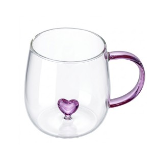 CANECA BOROSSILICATO DE CORAÇÃO 3D 350ML REF: 223046 CANECA BOROSSILICATO DE CORAÇÃO 3D 350ML REF: 223046