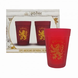 KIT 2 COPOS AMERICANOS MODELO GRIFINÓRIA EM VIDRO 190ML REF: 202040 KIT 2 COPOS AMERICANOS MODELO GRIFINÓRIA EM VIDRO 190ML REF: 202040