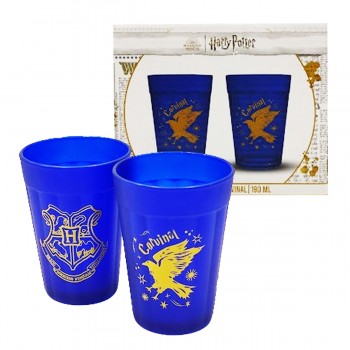 KIT 2 COPOS AMERICANOS MODELO CORVINAL EM VIDRO 190ML REF: 202043